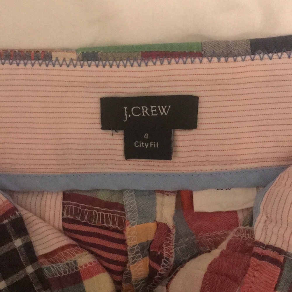 Jcrew Madras Plaid Shorts - Picture 3 of 4